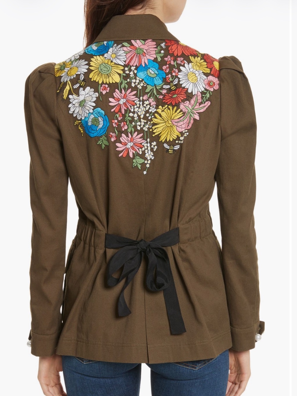 Veronica Beard Huxley Floral Embroidered Jacket - Picture 2 of 12